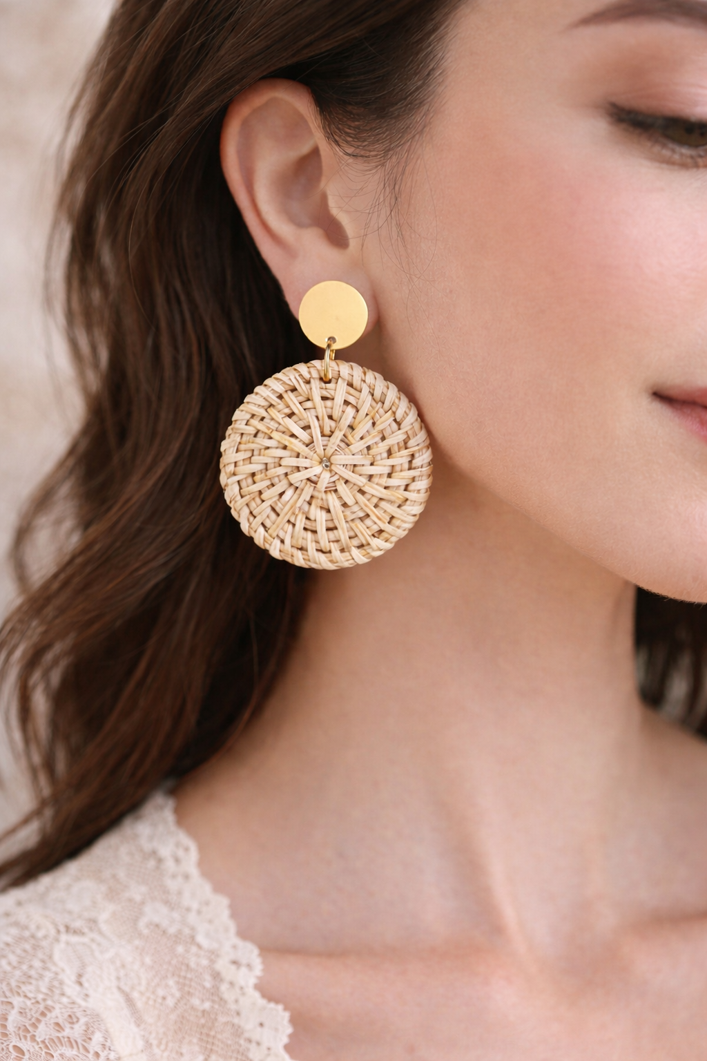 Boucles d’oreilles Solea Naturelle – Image 2