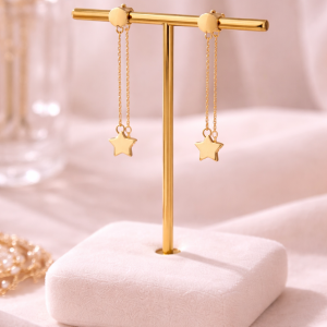 Boucles d’oreilles Étoile Filante