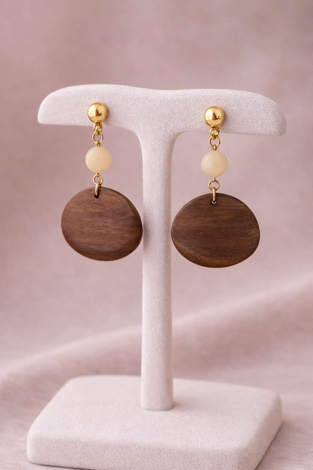 Boucles d'oreilles Bois & Douceur – Image 3