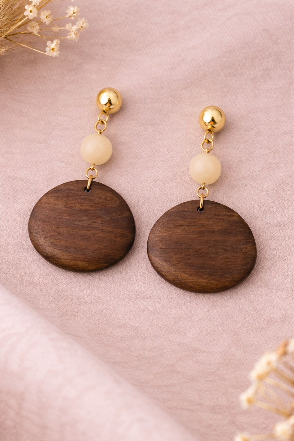 Boucles d'oreilles Bois & Douceur